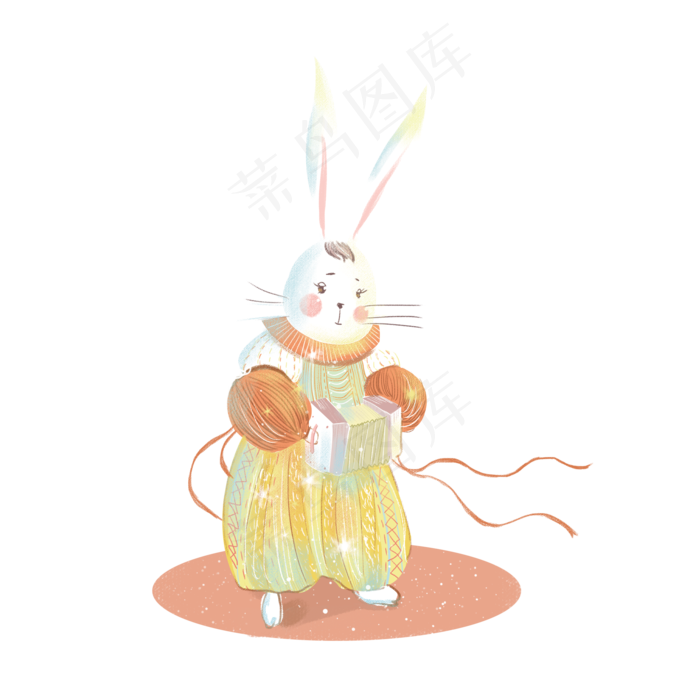儿童节兔子玩具素材