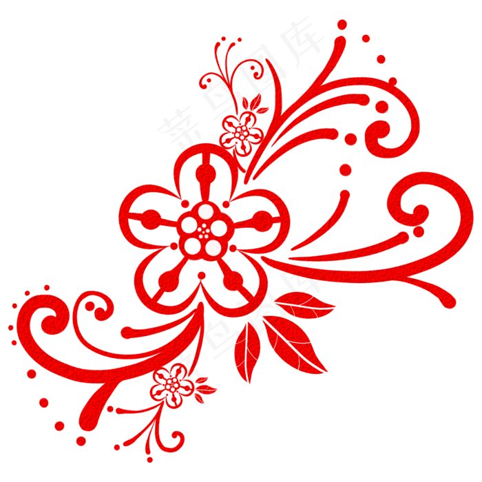 镂空花纹窗花剪纸花纹(2000X2000(DPI:299))psd模版下载