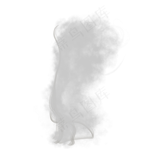 灰色的创意烟雾笔刷