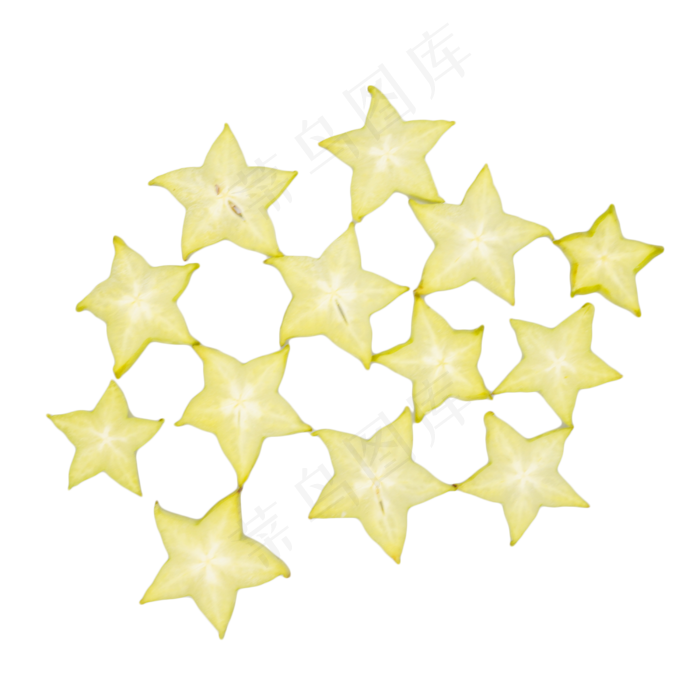 切片杨桃实物(2000X2000(DPI:299))