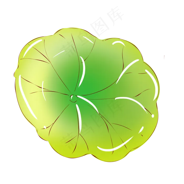 植物绿色荷叶(2000X2000(DPI:300))psd模版下载