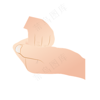 矢量小孩牵大人温暖