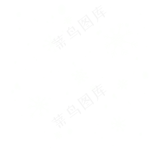 冬至白色飘雪初雪,免抠元素