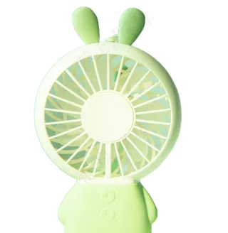 清新夏天绿色风扇