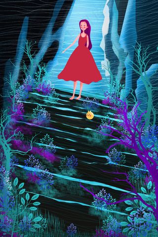 探险少女的未知世界之旅