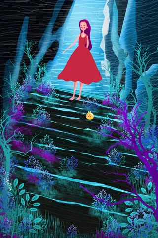 探险少女的未知世界之旅