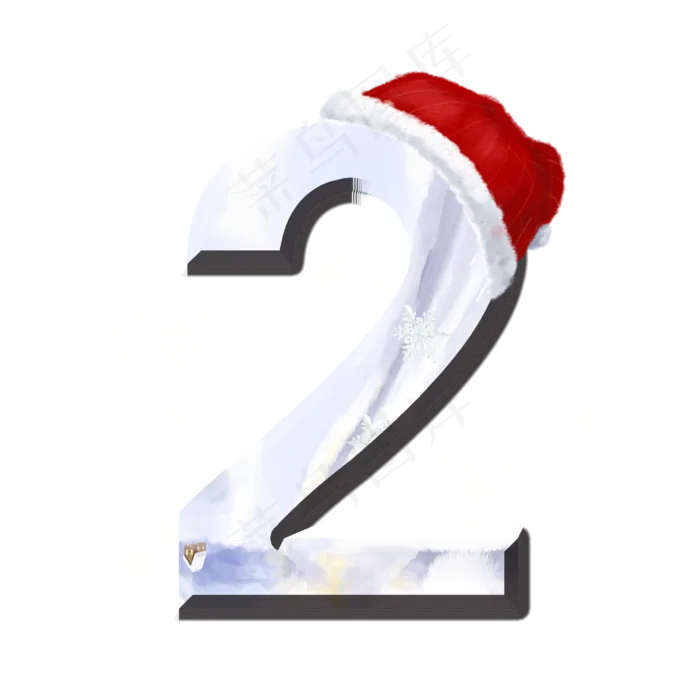 大雪节气数字2(2000*2000px 	      )psd模版下载