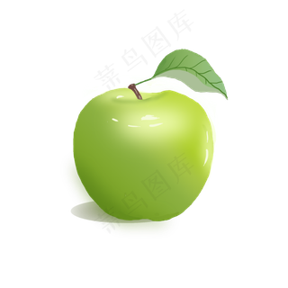 苹果平安果圣诞节青苹果,免抠元素