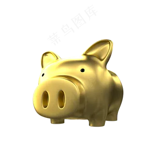 2019年小金猪,免抠元素