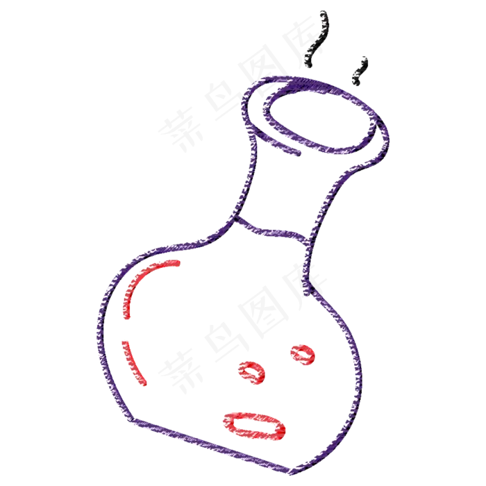 儿童节化学试剂装饰(2000*2000px 300 dpi )ai矢量模版下载