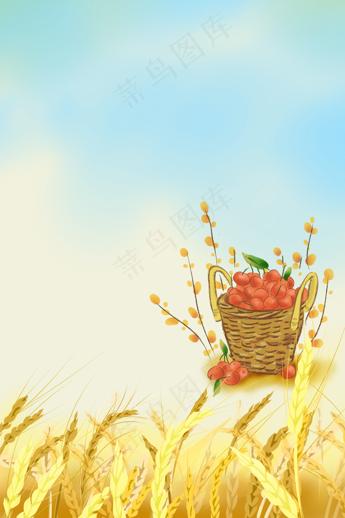 秋之韵秋收的季节海报