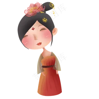 中国风唐代的美人
