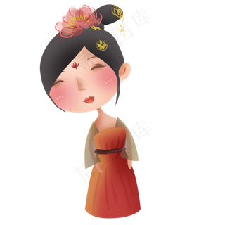中国风唐代的美人