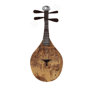 琵琶乐器免抠素材
