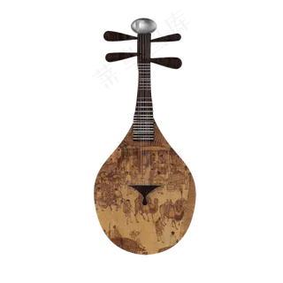 琵琶乐器免抠素材