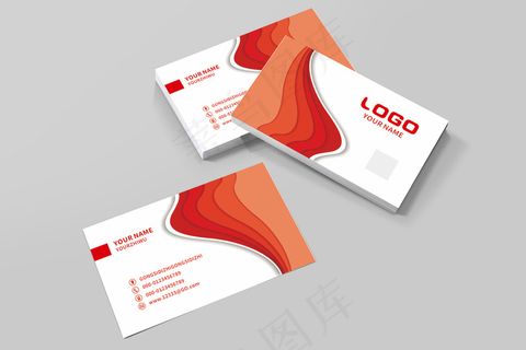 时尚大气创意名片设计