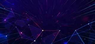 年会几何藏青色