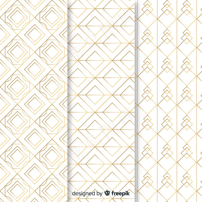 几何豪华图案系列eps,ai矢量模版下载