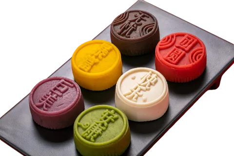 六种口味的月饼