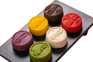 六种口味的月饼