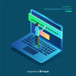 等轴测在线注册概念