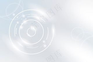 白色色调的电源按钮技术背景