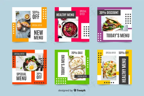 健康菜单模板收集与照片