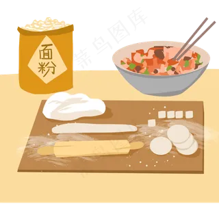 冬至包饺子流程