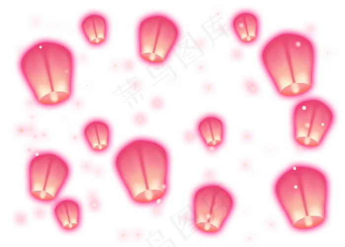 元宵节祈福祈愿孔明灯(2800X2000(DPI:300))psd模版下载
