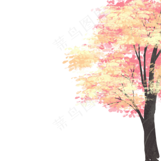 卡通枫树PNG下载