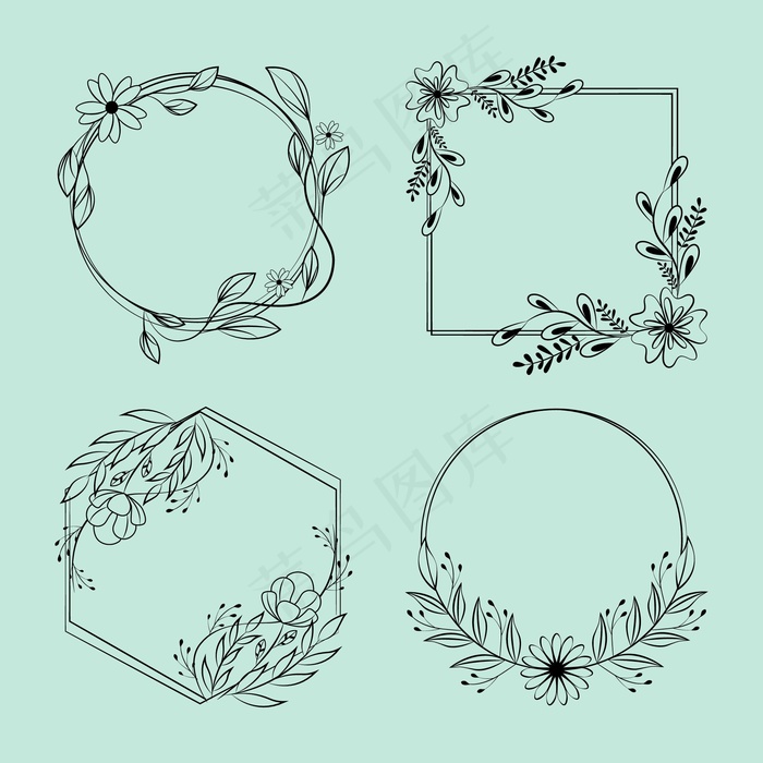 手绘装饰框系列