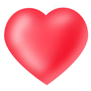 七夕红色爱心形状效果设计