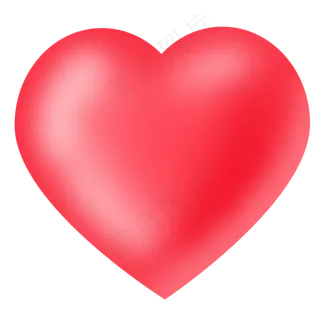 七夕红色爱心形状效果设计