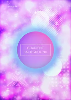 带有液体霓虹灯形状的发光背景。