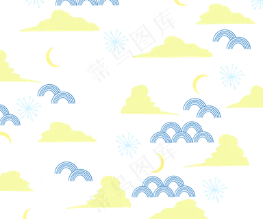 中秋花好月圆底纹