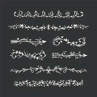 花边艺术华丽插画