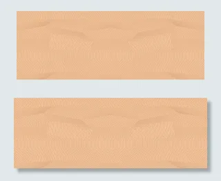 黄色简约条纹几何banner