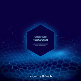 未来六角网背景