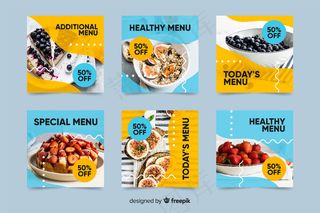 美味甜点模板集