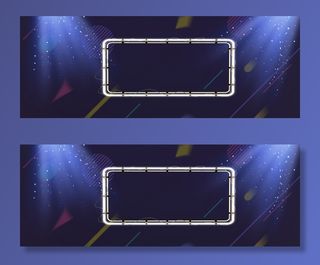 双12狂欢大气紫色淘宝banner