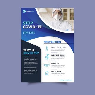 信息冠状病毒宣传单,DM传单