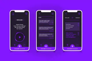 语音翻译应用程序