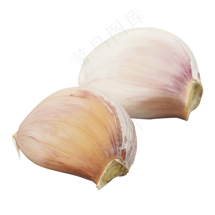 两块蒜头蔬菜