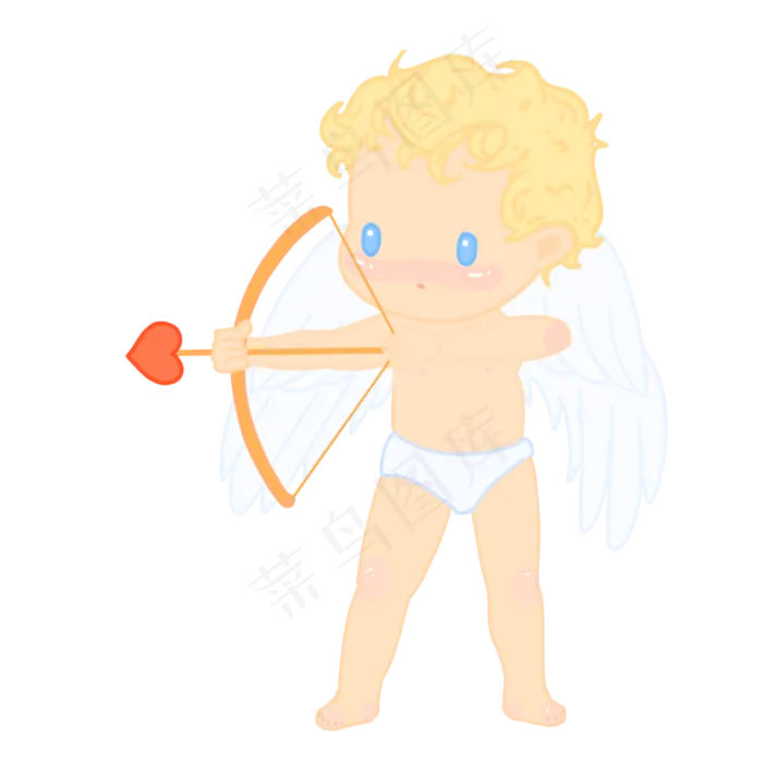 七夕情人节丘比特(4000X4000(DPI:300))psd模版下载