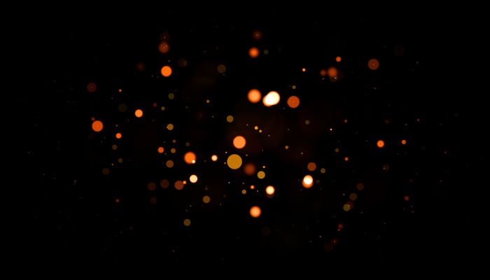 金色真正的背光尘埃粒子与真正的镜头耀斑