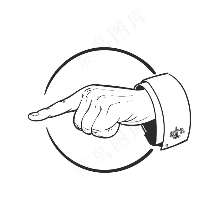 正义概念手绘插图eps,ai矢量模版下载