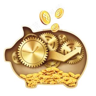 金融资讯金色小猪储钱罐