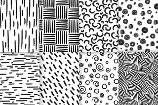 手绘抽象图案集