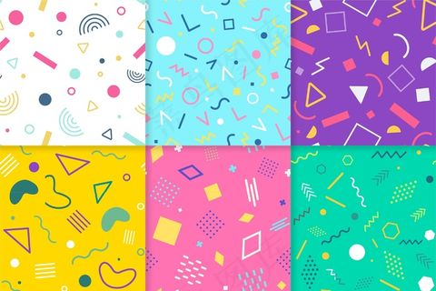 孟菲斯图案系列