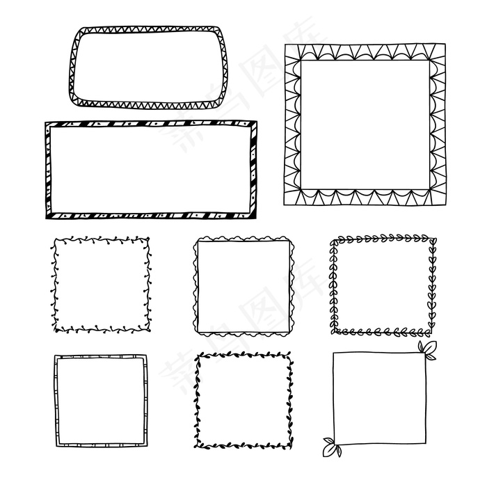 手绘装饰框系列